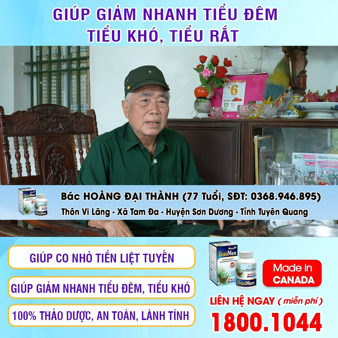 Từ tiểu 3–7 lần/đêm đến ngủ một mạch tới sáng – không còn là chuyện xa vời