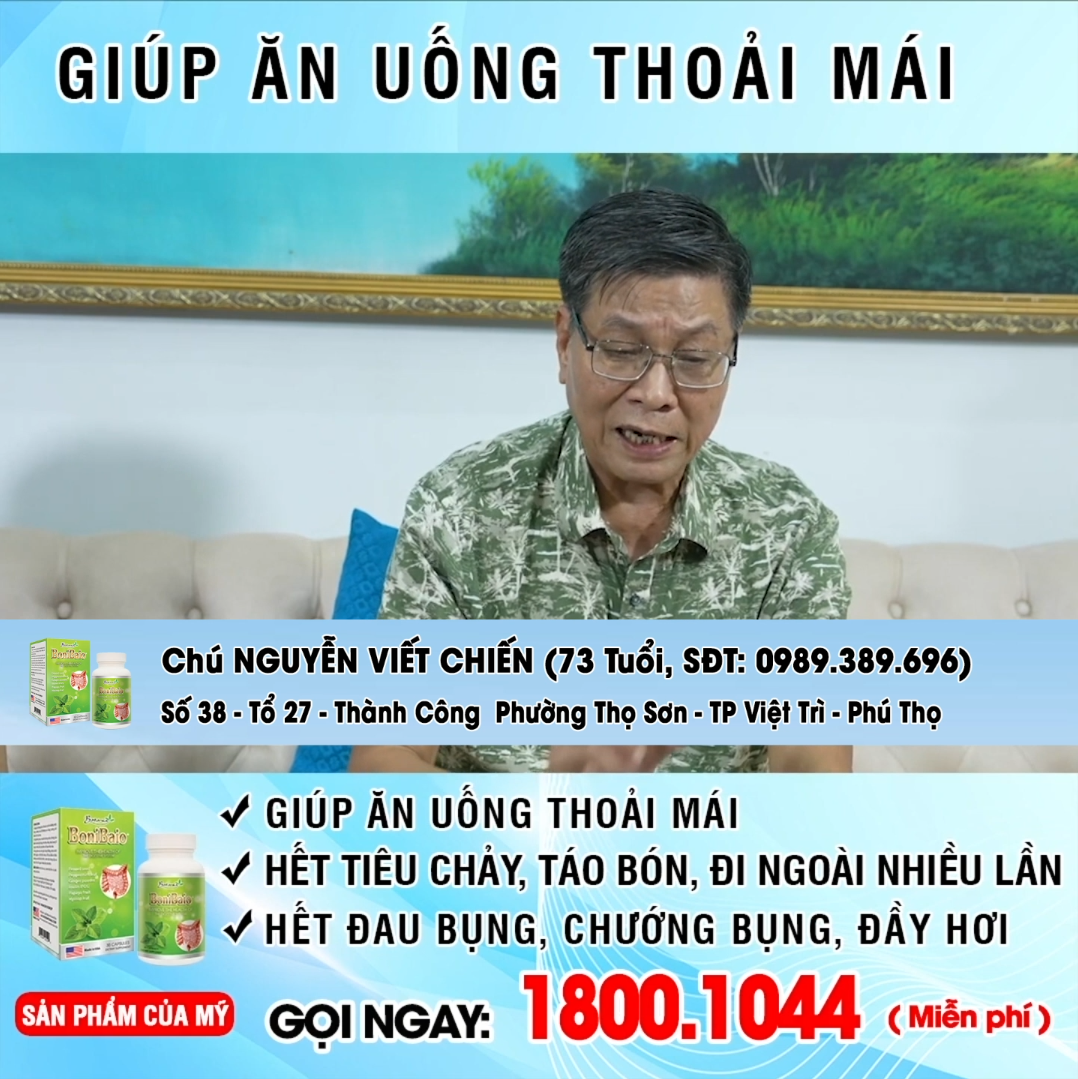 Bụng êm, không còn đi lỏng: Câu chuyện thật của bệnh nhân đại tràng 10 năm