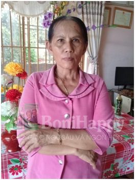 Cô Trần Thị Sen, 57 tuổi