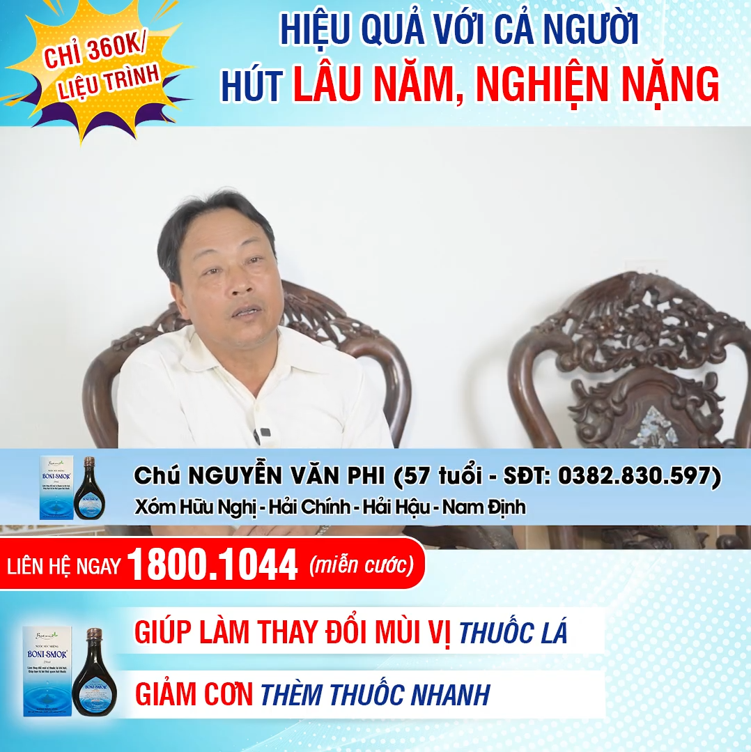 Câu chuyện thật: Hàng ngàn người đã bỏ thuốc lá chỉ sau 3 - 7 ngày
