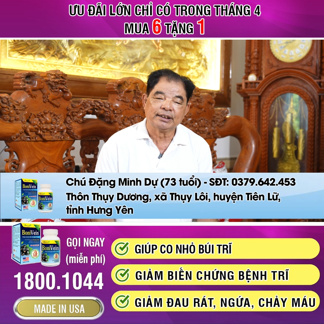 Cùng bị trĩ: Người 10 năm không đỡ, người cải thiện rất nhanh – sự khác biệt là gì?
