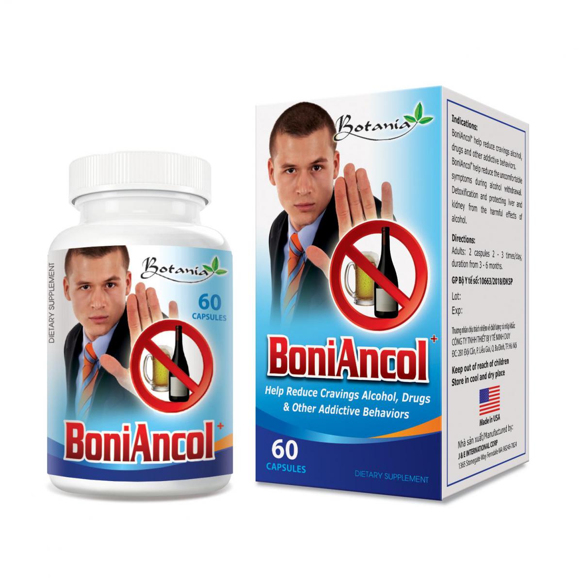 BoniAncol + giúp chống say rượu và giải rượu hiệu quả