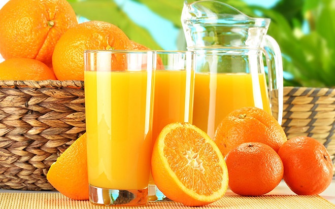 Nước cam giúp giải độc phổi hiệu quả