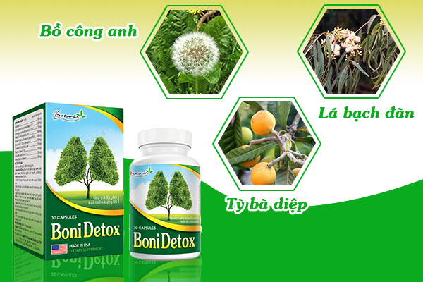 BoniDetox đem lại hiệu quả vượt trội nhờ các thảo dược tự nhiên