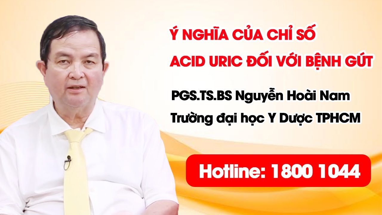 THVL - Ý nghĩa của chỉ số acid uric đối với bệnh gút
