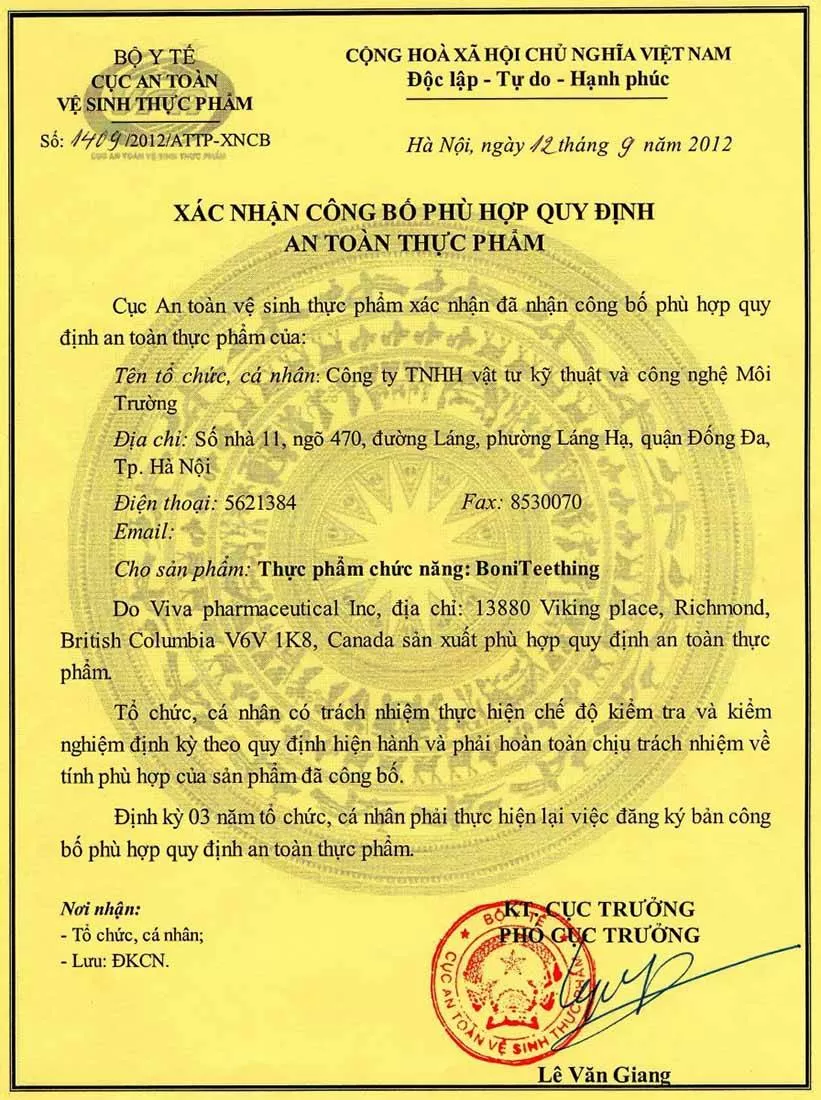 Công bố sản phẩm