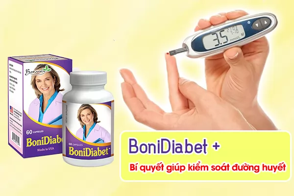 BoniDiabet – Giải pháp hỗ trợ kiểm soát đường huyết tối ưu cho người bệnh tiểu đường