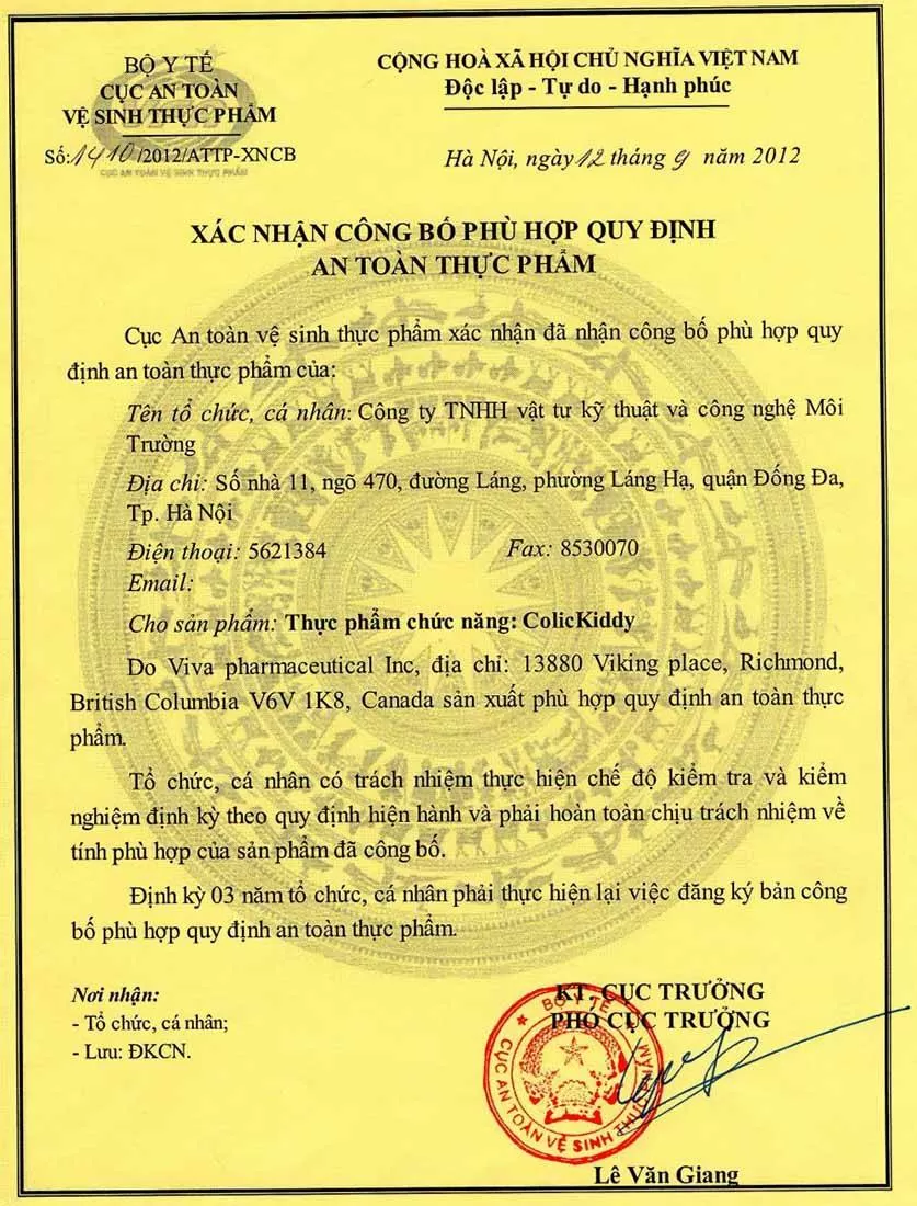Công bố sản phẩm